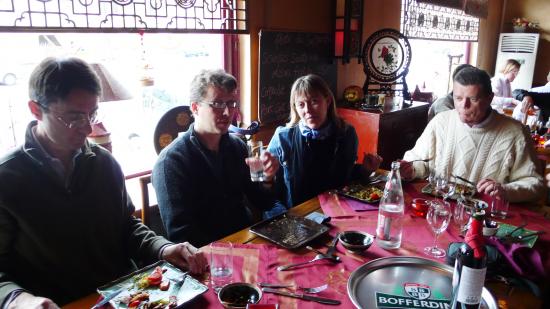 Déjeuner au restaurant chinois Sanhe avec les élèves - 20 mars 2011