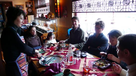 Déjeuner au restaurant chinois Sanhe avec les élèves - 20 mars 2011
